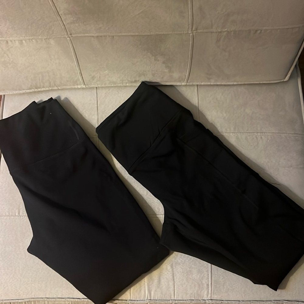 A Pair of Black Leggings